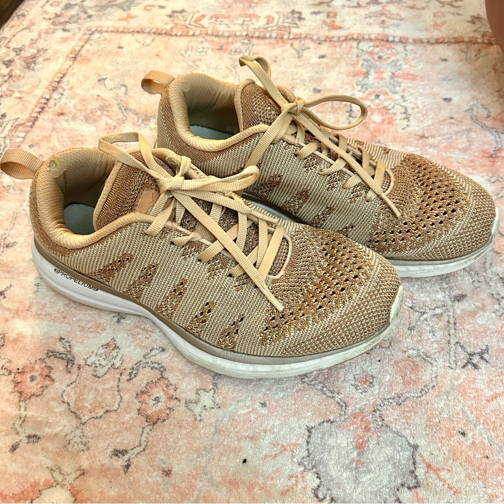 rose gold apl sneakers